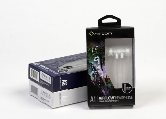 Oreillettes anti-ondes AIRCOM A1 avec prise jack 3.5mm Blanc achat